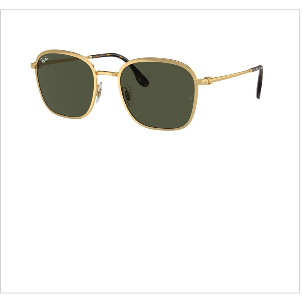 • NWT Ray-Ban Hexagonal Gold Frame with Green Lenses • - Picture 11 of 11